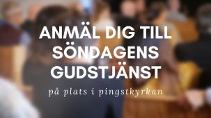 anmäl dig till gudstjänst